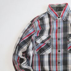 画像3: 90's PINE GROVE COTTON CHECK HEAVY FLANNEL SHIRT (3)