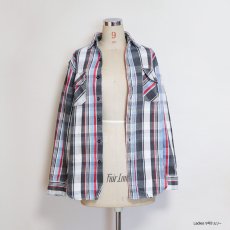 画像11: 90's PINE GROVE COTTON CHECK HEAVY FLANNEL SHIRT (11)
