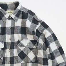 画像3: 〜90's ST. JOHN'S BAY COTTON BLOCK CHECK HEAVY FLANNEL SHIRT (3)