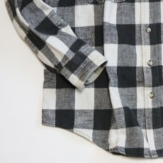 画像4: 〜90's ST. JOHN'S BAY COTTON BLOCK CHECK HEAVY FLANNEL SHIRT (4)