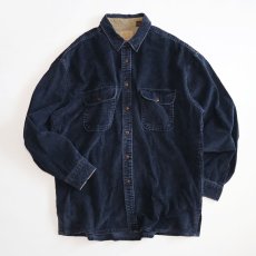 画像1: 90's ST. JOHN'S BAY COTTON WIDE WALE CORDUROY SHIRT (1)