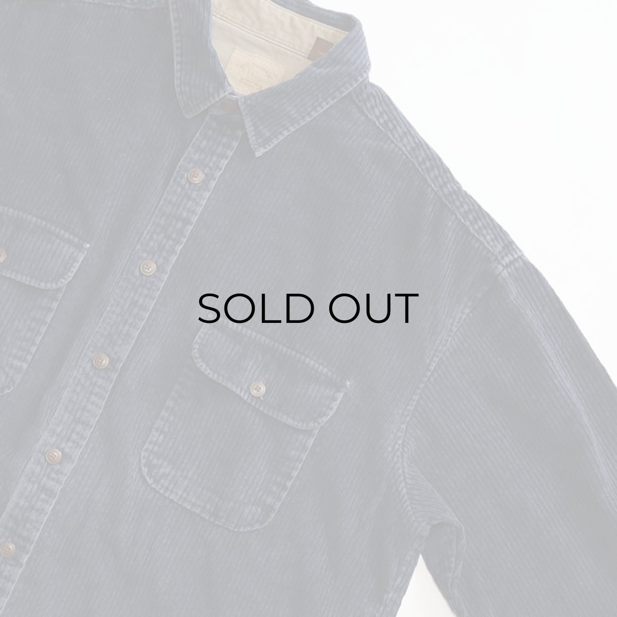 画像3: 90's ST. JOHN'S BAY COTTON WIDE WALE CORDUROY SHIRT (3)