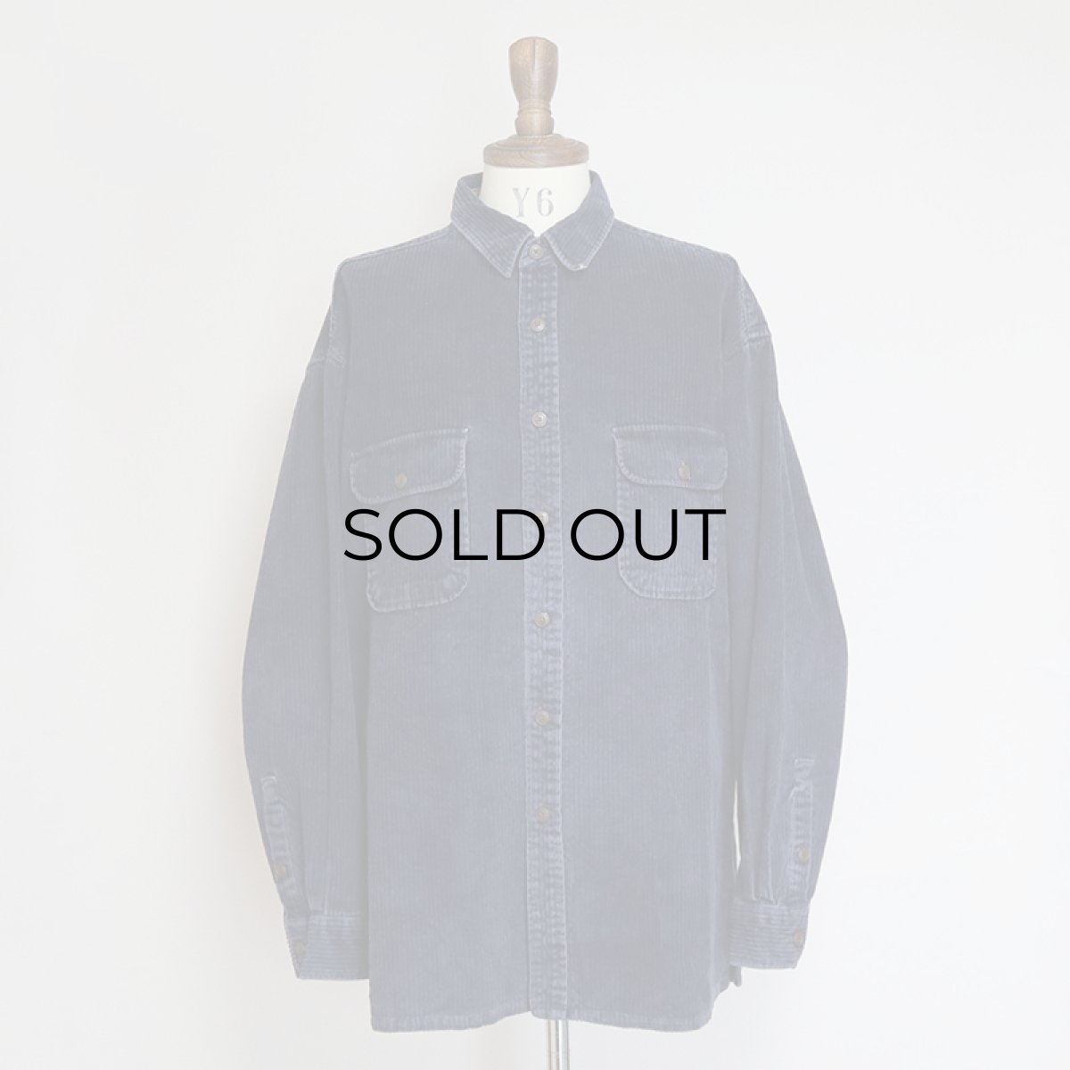 画像8: 90's ST. JOHN'S BAY COTTON WIDE WALE CORDUROY SHIRT (8)