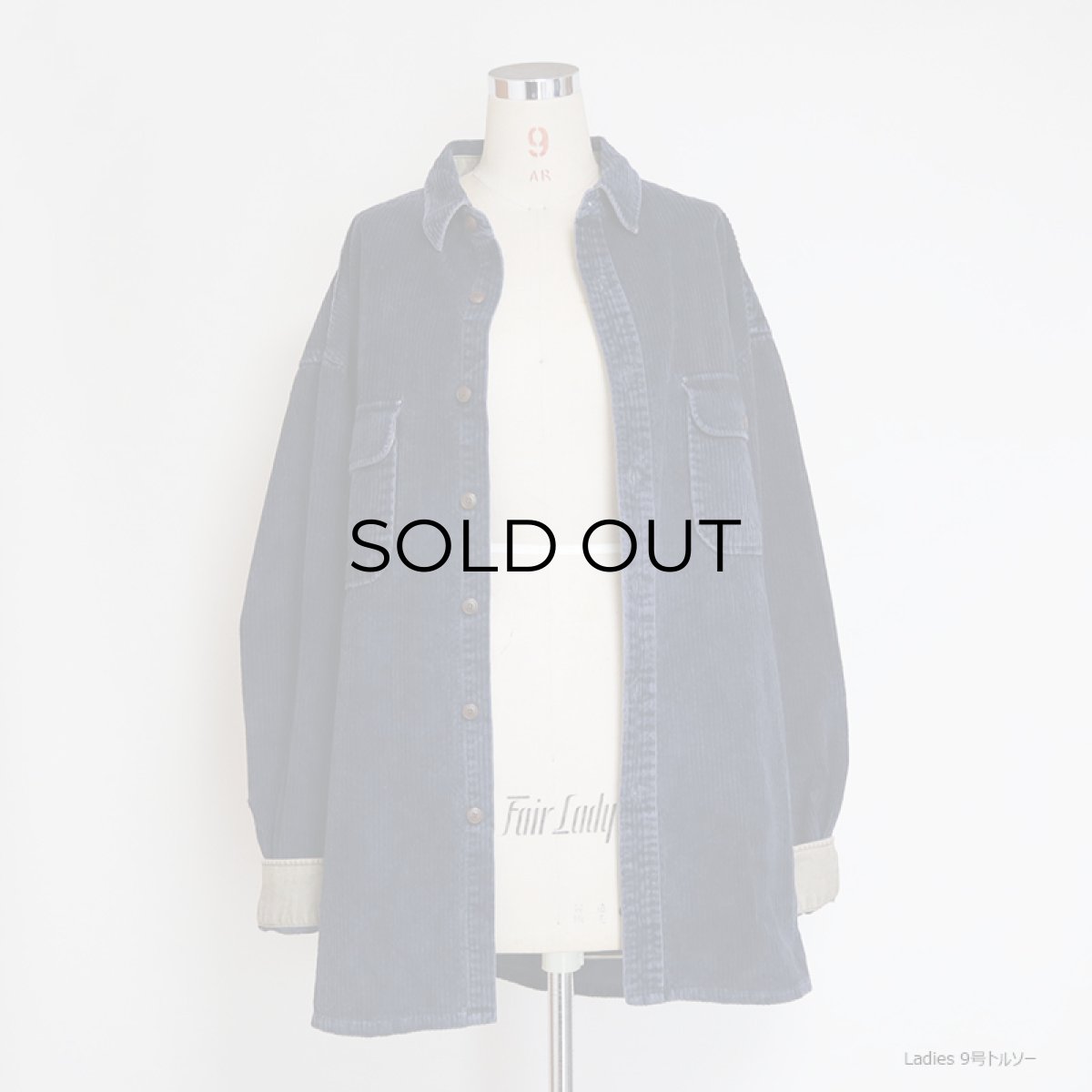 画像9: 90's ST. JOHN'S BAY COTTON WIDE WALE CORDUROY SHIRT (9)