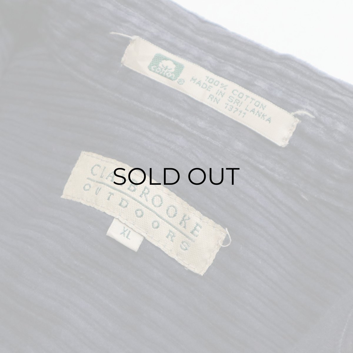 画像5: 90's CLAYBROOKE COTTON WIDE WALE CORDUROY SHIRT (5)