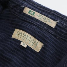 画像5: 90's CLAYBROOKE COTTON WIDE WALE CORDUROY SHIRT (5)