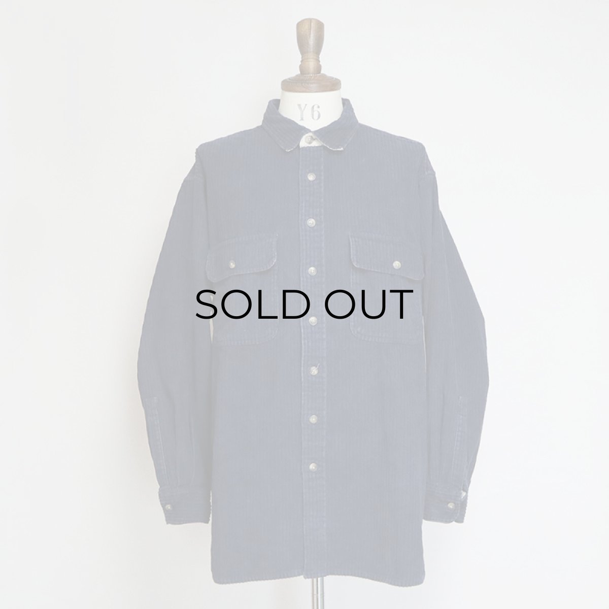 画像9: 90's CLAYBROOKE COTTON WIDE WALE CORDUROY SHIRT (9)