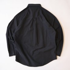 画像2: 90's CHAPS RALPH LAUREN BLACK FAKE SUEDE B/D SHIRT (2)