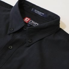 画像5: 90's CHAPS RALPH LAUREN BLACK FAKE SUEDE B/D SHIRT (5)