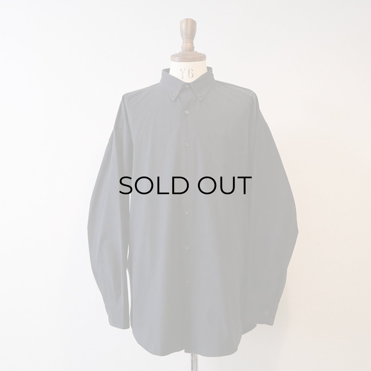 画像8: 90's CHAPS RALPH LAUREN BLACK FAKE SUEDE B/D SHIRT (8)