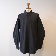 画像8: 90's CHAPS RALPH LAUREN BLACK FAKE SUEDE B/D SHIRT (8)