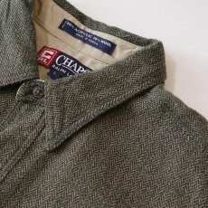 画像4: 90's CHAPS RALPH LAUREN ACRYLIC WOOL HERRINGBONE SHIRT (4)