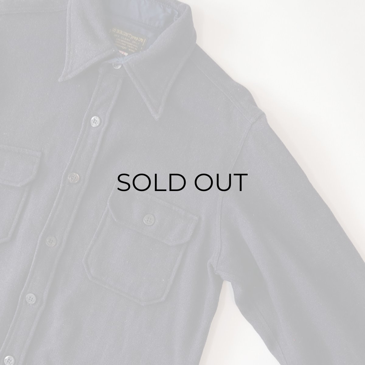 画像3: 70's BRENT WOOL LINEN NYLON CPO SHIRT (3)