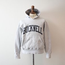 画像10: The Cotton Exchange REVERSE WEAVE style W-PRINT SWEAT PULLOVER PARKA "BUCKNELL" (10)