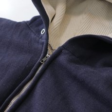 画像5: 70's-80's Sportswear SWEAT THERMAL LINING ZIP PARKA (5)