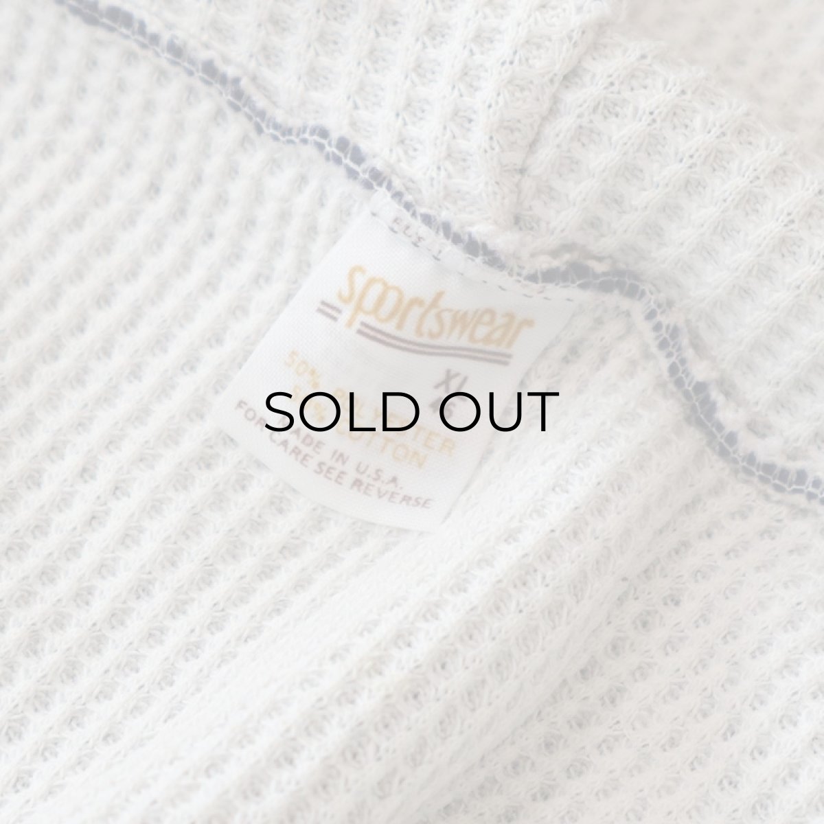 画像6: 70's-80's Sportswear SWEAT THERMAL LINING ZIP PARKA (6)