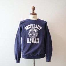 画像10: 80's Hanes PRINT CREW NECK SWEAT "UNIVERSITY OF HAWAII" (10)