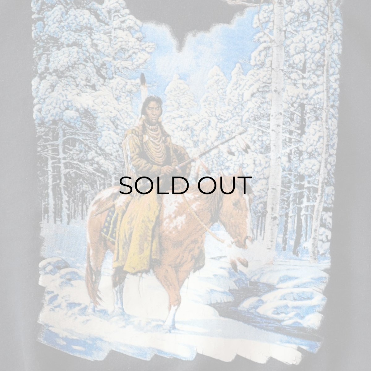 画像5: 90's Hanes PRINT CREW NECK SWEAT "INDIAN" (5)