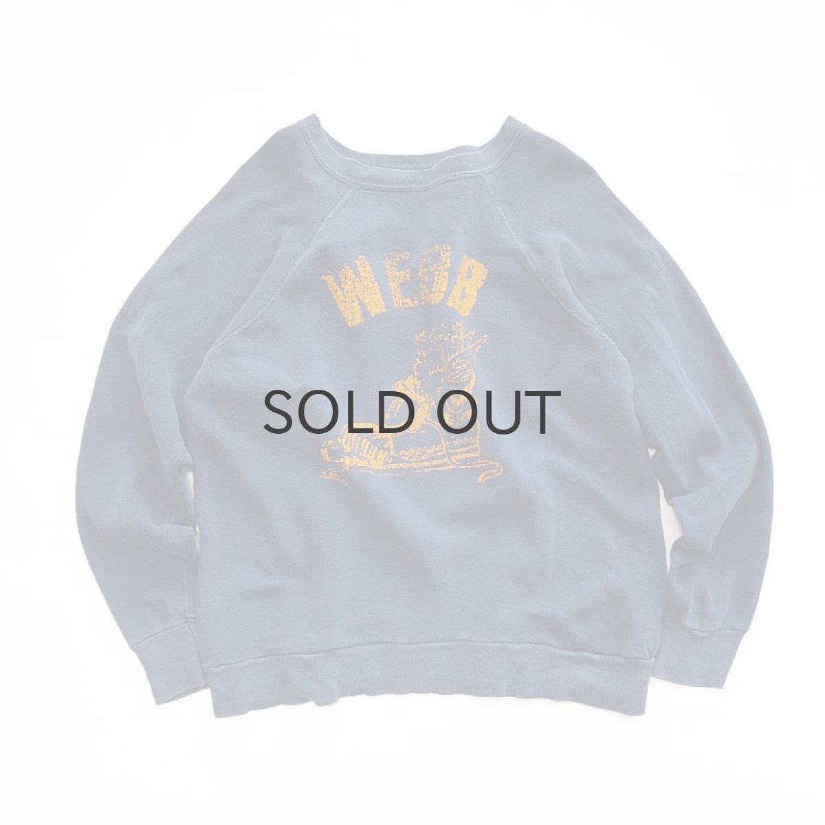 画像1: 70's UNKNOWN BRAND PRINT CREW NECK SWEAT "WEBB" (1)