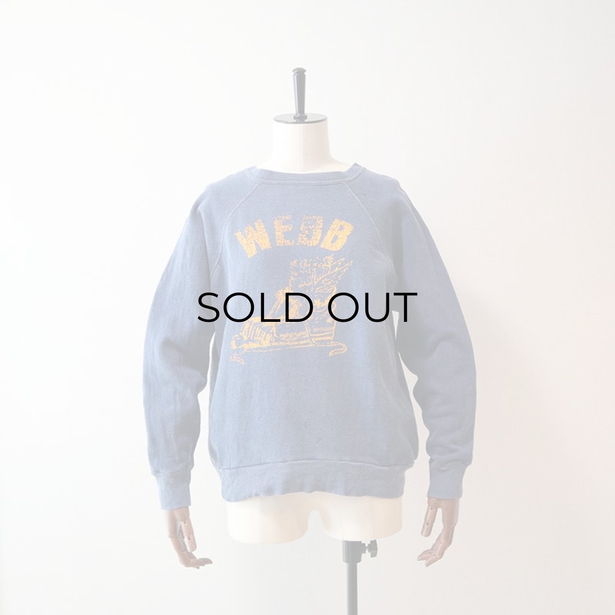 画像10: 70's UNKNOWN BRAND PRINT CREW NECK SWEAT "WEBB" (10)