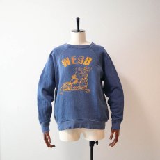 画像10: 70's UNKNOWN BRAND PRINT CREW NECK SWEAT "WEBB" (10)