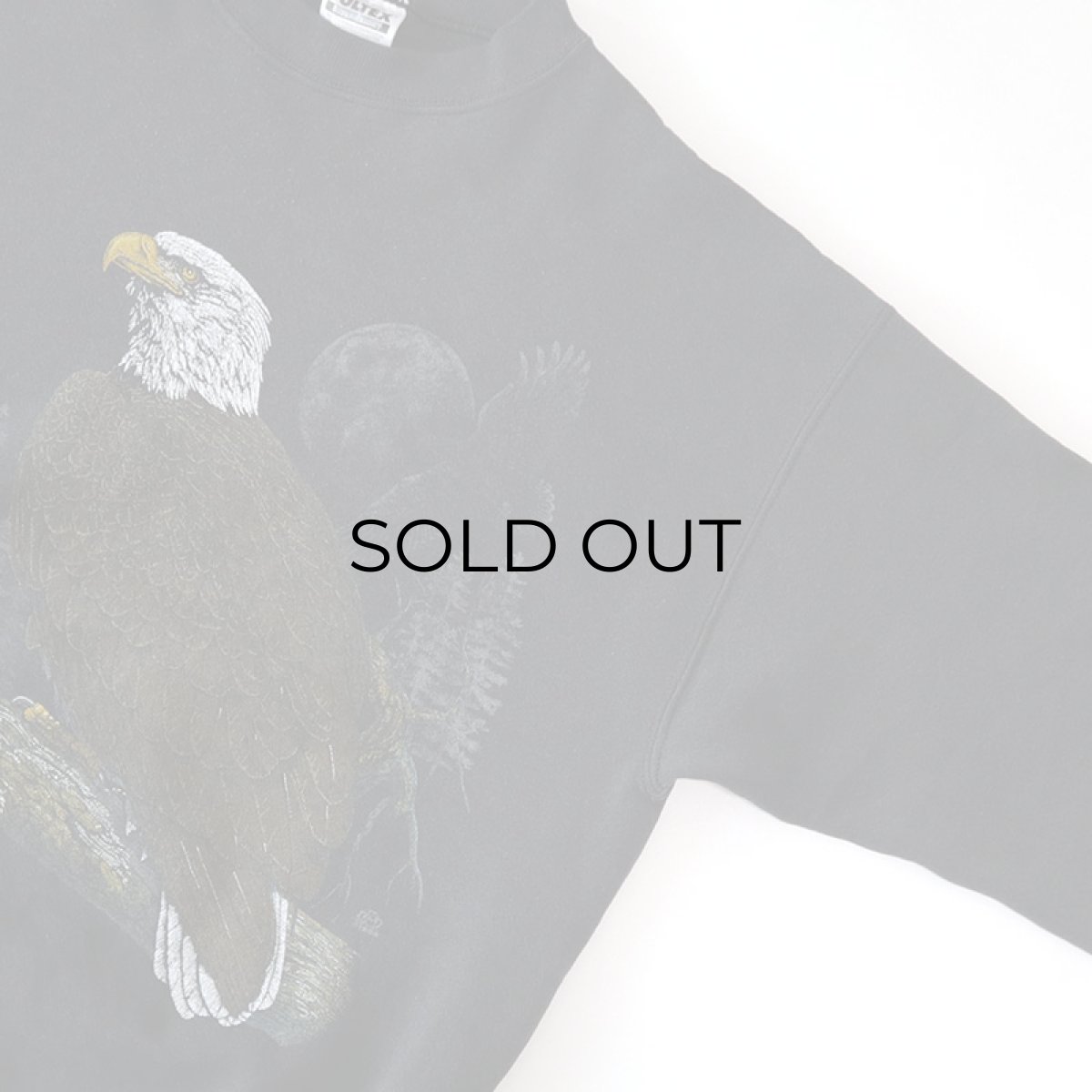 画像3: 90's TULTEX PRINT CREW NECK SWEAT "EAGLE" (3)