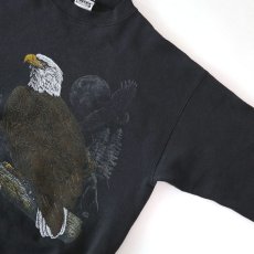 画像3: 90's TULTEX PRINT CREW NECK SWEAT "EAGLE" (3)