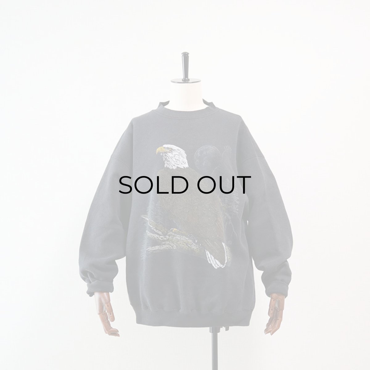 画像10: 90's TULTEX PRINT CREW NECK SWEAT "EAGLE" (10)