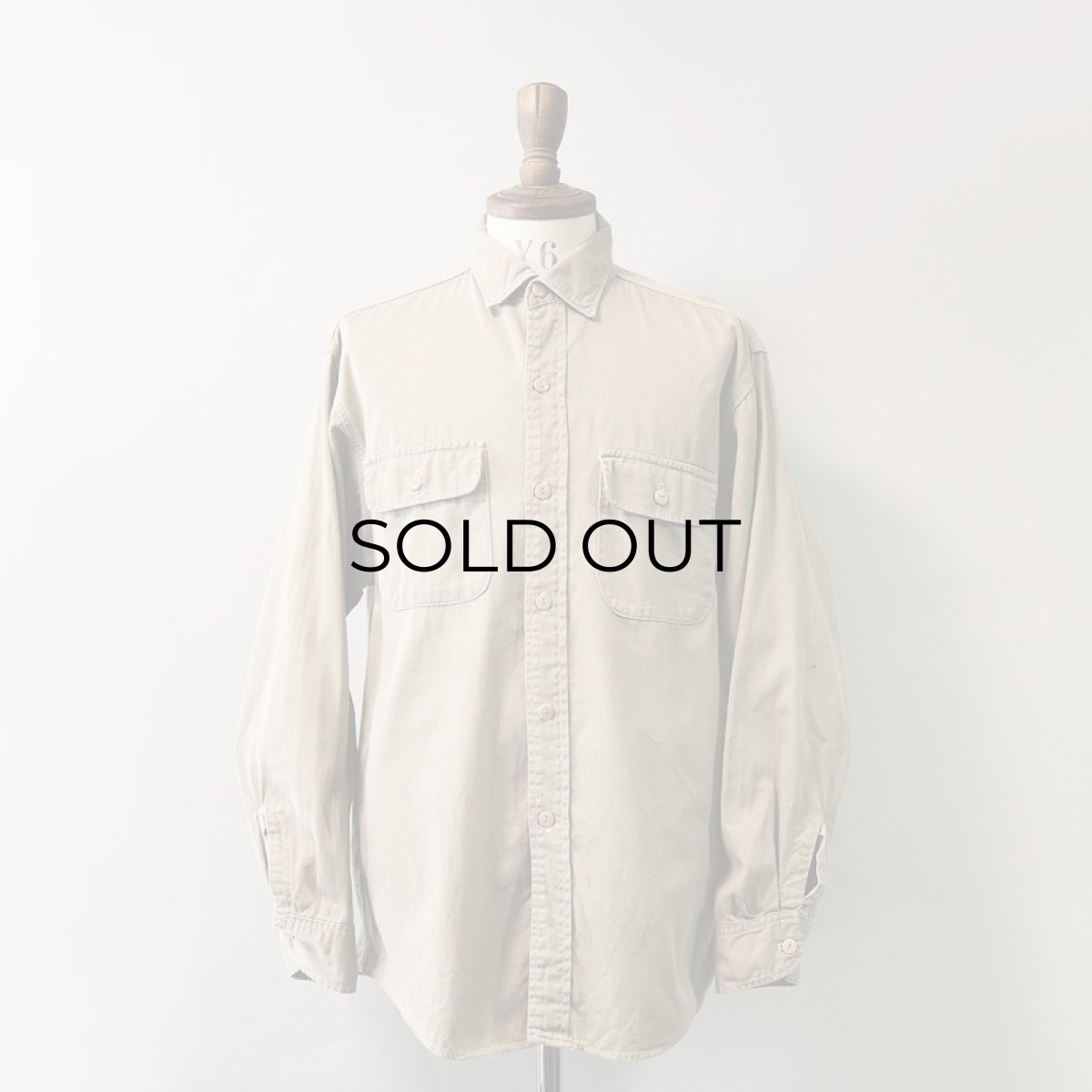 画像8: 60's MAVERICK COTTON TWILL WORK SHIRT (8)