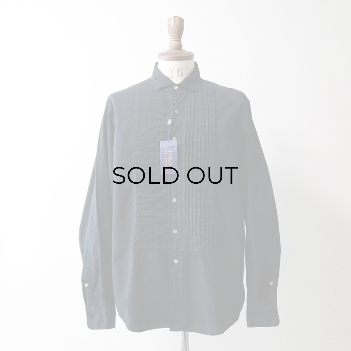 画像9: POLO RALPH LAUREN COTTON TUXIDO SHIRT "DEADSTOCK" (9)