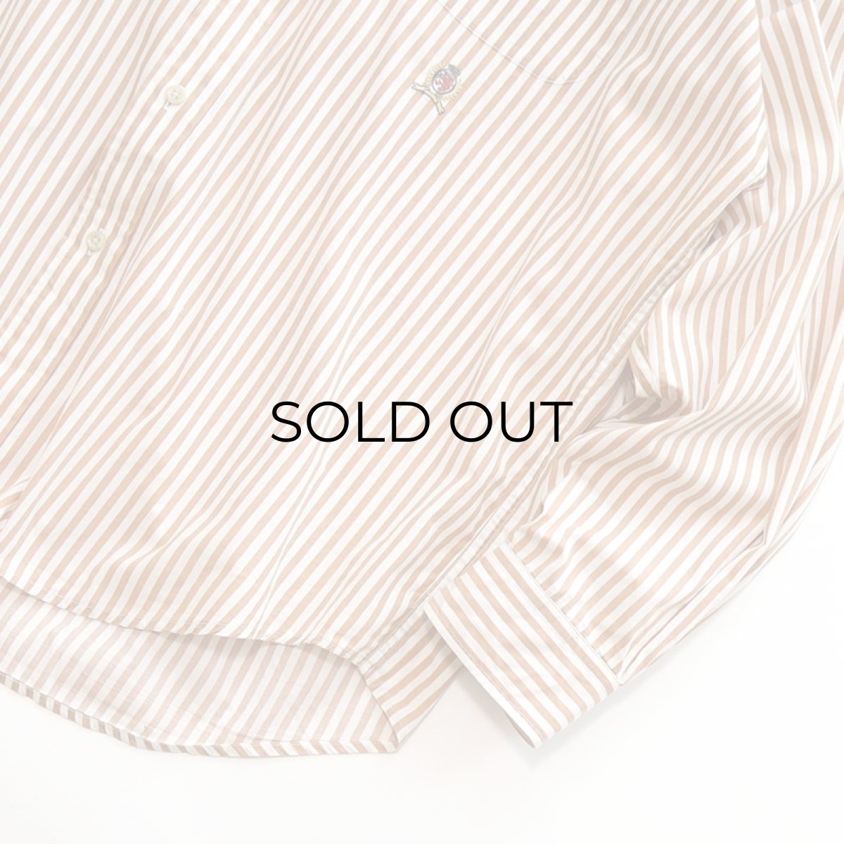 画像4: 90's TOMMY HILFIGER COTTON STRIPE B/D SHIRT (4)