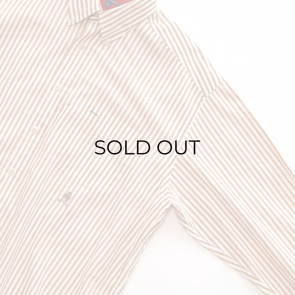 画像3: 90's TOMMY HILFIGER COTTON STRIPE B/D SHIRT (3)