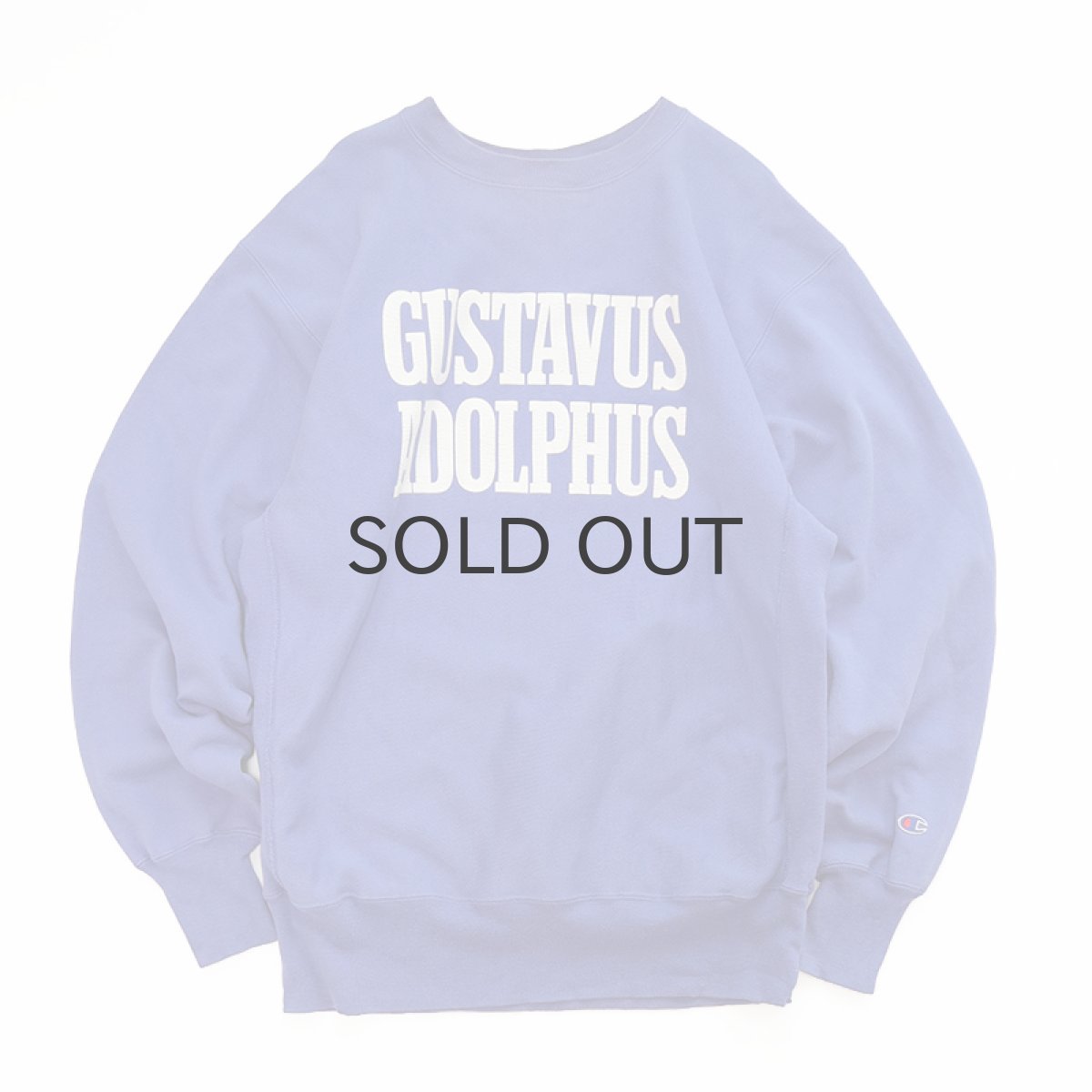 画像1: 90's Champion REVERSE WEAVE PRINT CREW NECK SWEAT "GUSTAVUS ADOLPHUS" (1)