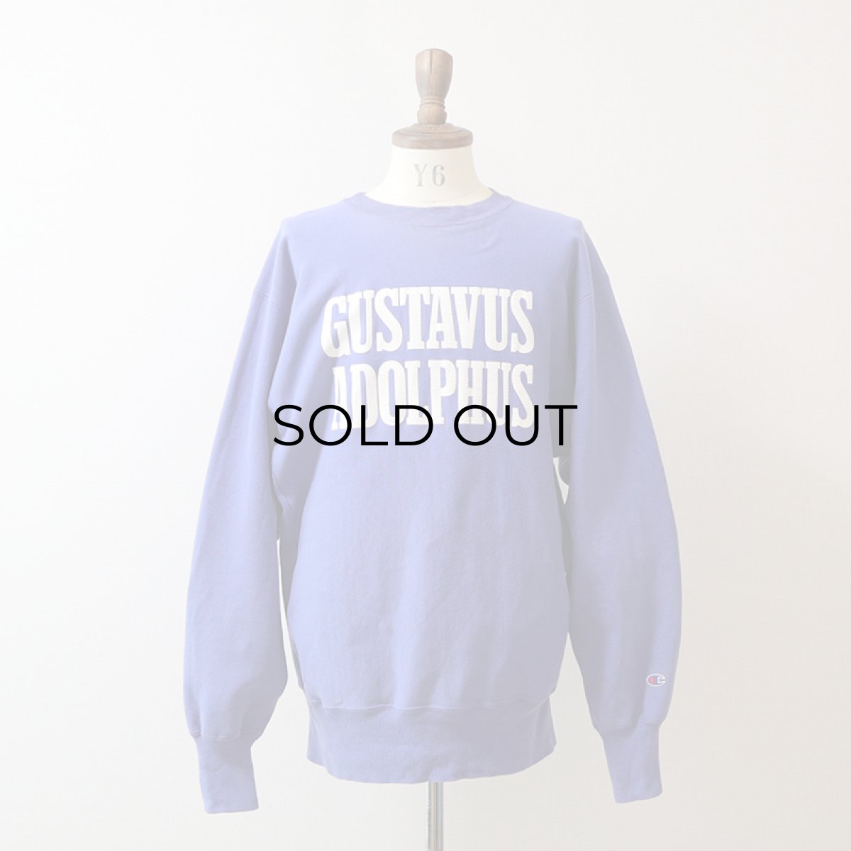 画像10: 90's Champion REVERSE WEAVE PRINT CREW NECK SWEAT "GUSTAVUS ADOLPHUS" (10)