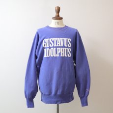 画像10: 90's Champion REVERSE WEAVE PRINT CREW NECK SWEAT "GUSTAVUS ADOLPHUS" (10)