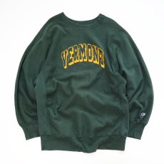 画像1: 〜90's Champion REVERSE WEAVE PRINT CREW NECK SWEAT "VERMONT" (1)