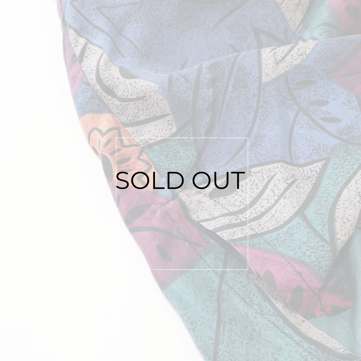 画像9: 〜90's ROBERT STOCK SILK ALL OVER PATTERN LONG TAIL SHIRT (9)