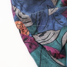 画像9: 〜90's ROBERT STOCK SILK ALL OVER PATTERN LONG TAIL SHIRT (9)