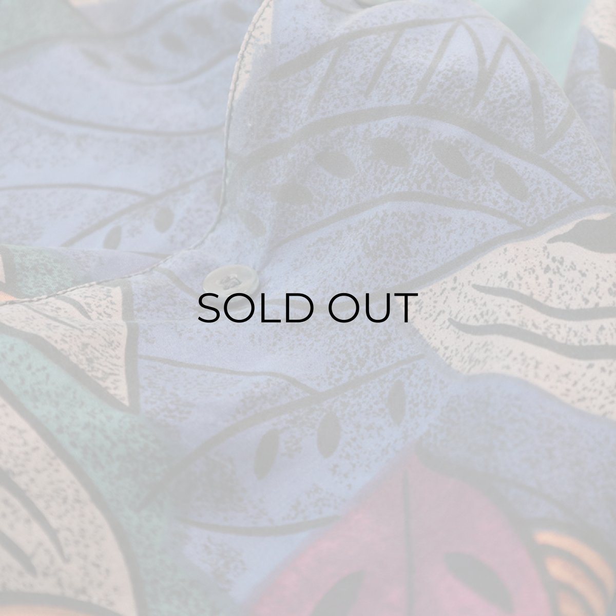 画像6: 〜90's ROBERT STOCK SILK ALL OVER PATTERN LONG TAIL SHIRT (6)