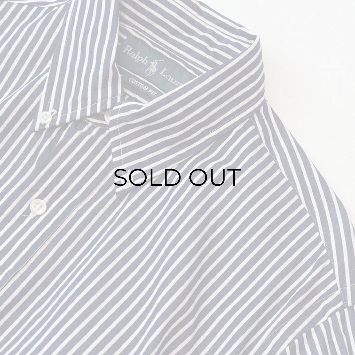 画像4: Ralph Lauren COTTON STRIPE B/D SHIRT (4)