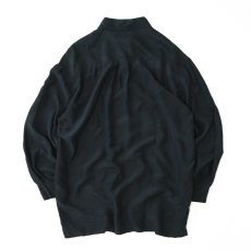 画像2: 〜90's BOGARi BLACK SILK BOX SHIRT (2)