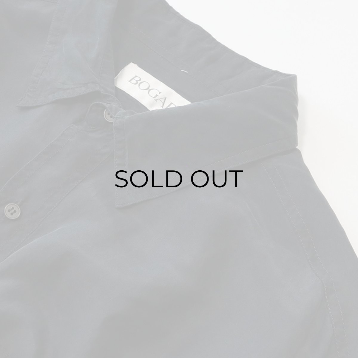 画像5: 〜90's BOGARi BLACK SILK BOX SHIRT (5)