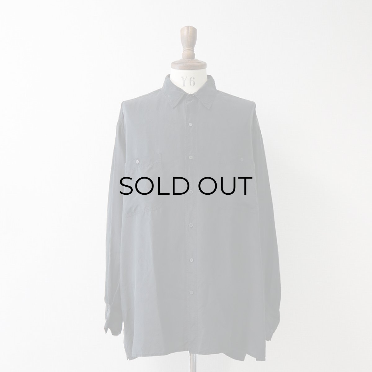 画像10: 〜90's BOGARi BLACK SILK BOX SHIRT (10)