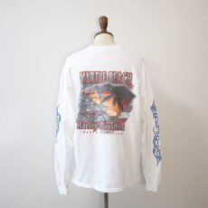 画像11: HARLEY-DAVIDSON COTTON W-PRINT L/S POCKET TEE "MYRTLE BEACH" (11)