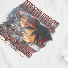 画像7: HARLEY-DAVIDSON COTTON W-PRINT L/S POCKET TEE "MYRTLE BEACH" (7)