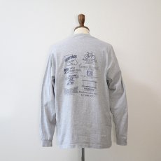 画像10: 90's Alore COTTON W-PRINT L/S TEE "queen city cyclo-cross series" (10)