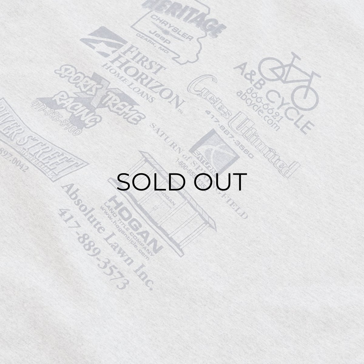 画像7: 90's Alore COTTON W-PRINT L/S TEE "queen city cyclo-cross series" (7)