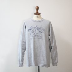 画像9: 90's Alore COTTON W-PRINT L/S TEE "queen city cyclo-cross series" (9)