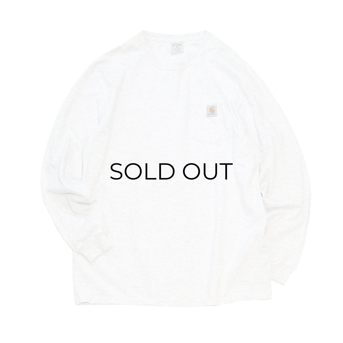 画像1: Carhartt HEAVY COTTON L/S POCKET TEE (1)