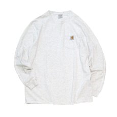 画像1: Carhartt HEAVY COTTON L/S POCKET TEE (1)